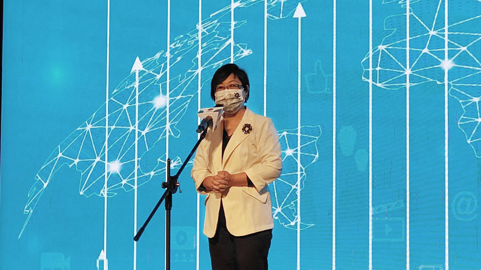僑委會副委員長徐佳青 (王韋婷攝)