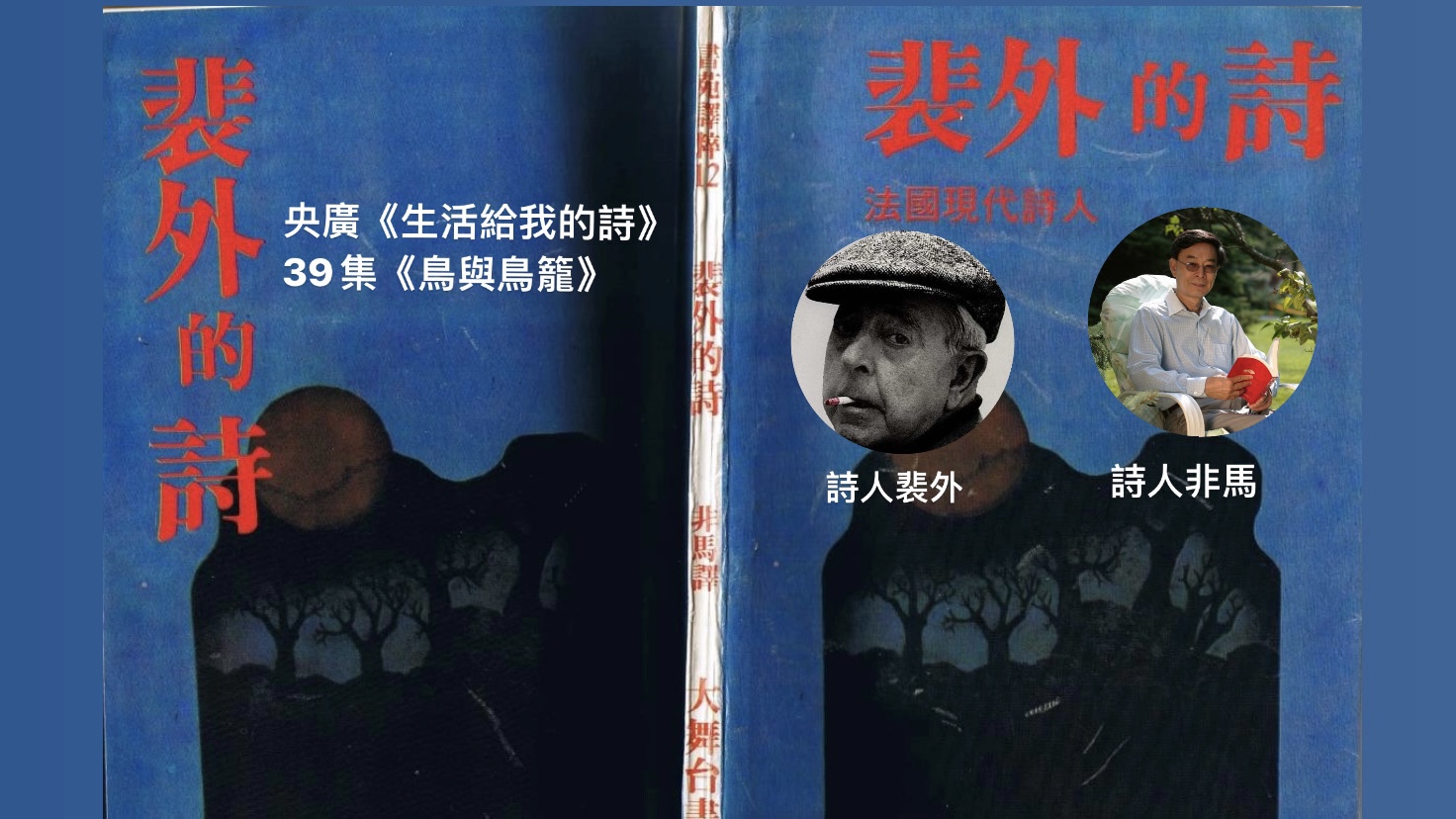 詩人．導演鴻鴻談  鳥與鳥籠─裴外、非馬