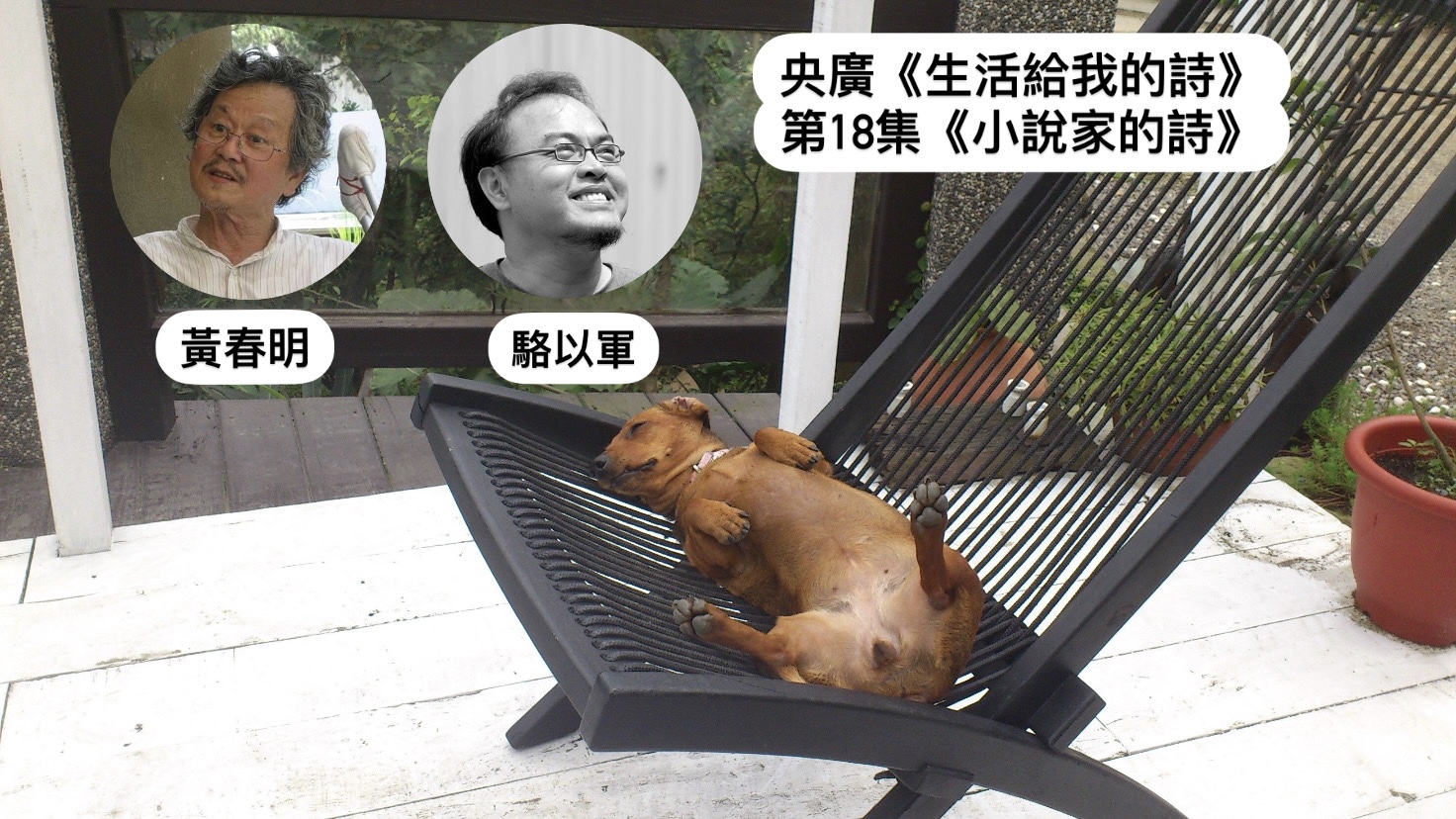 導演/詩人鴻鴻  談小說家的詩