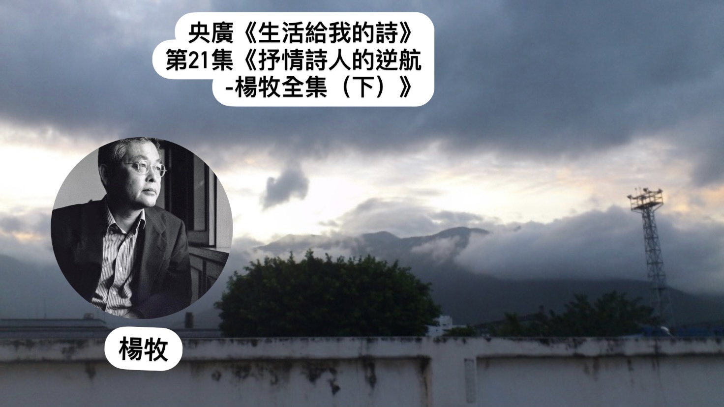 導演‧詩人鴻鴻  談抒情詩人的逆航─楊牧全集（下）