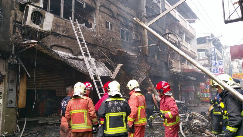 逢甲商圈餐廳氣爆14傷 疑瓦斯桶不當操作