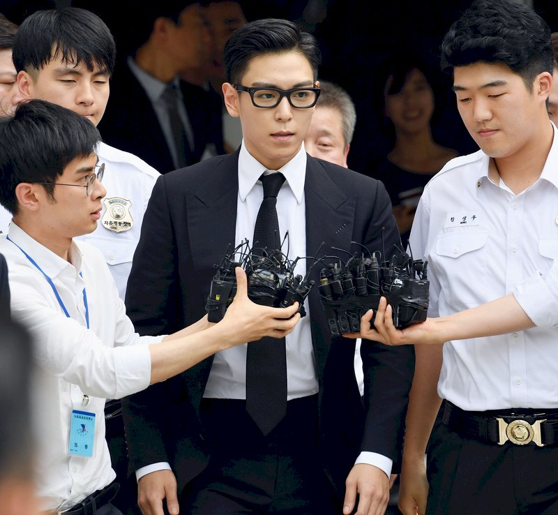 T.O.P吸毒判10個月緩刑2年 續服兵役