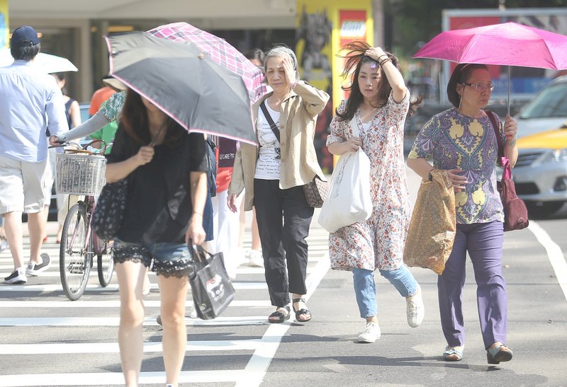 高溫炎熱  大台北地區上看37度