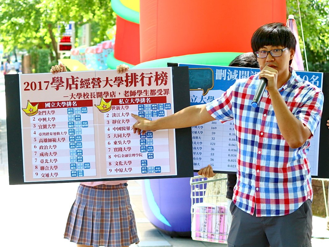 反教盟公布學店經營大學排行 籲學子慎選