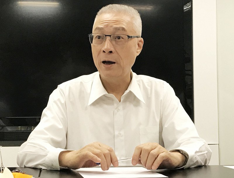 新政綱未提和平協議 吳敦義：僅是草案