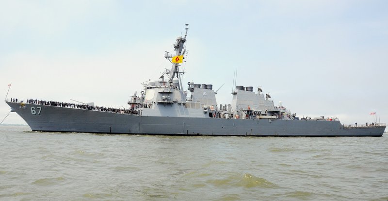 修復遭日輪撞壞驅逐艦 美海軍得花大錢
