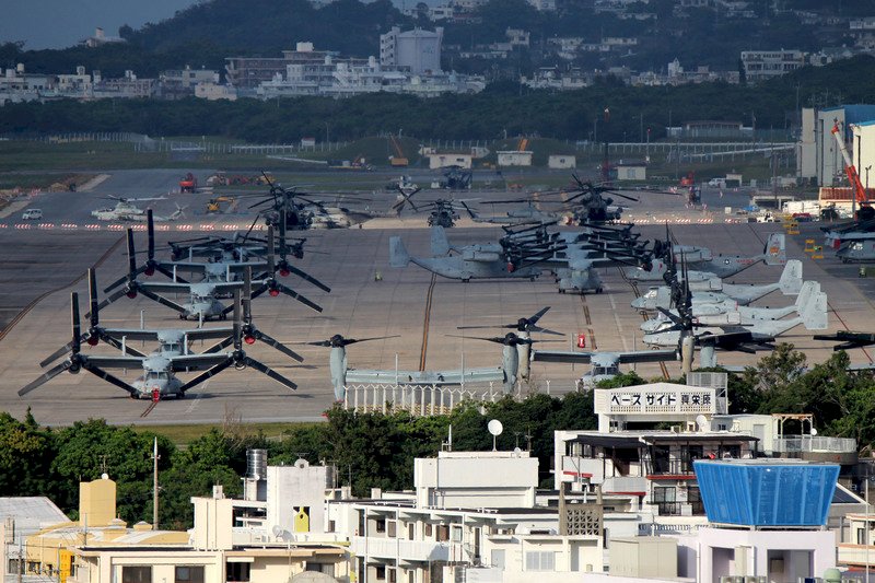 日本陸上自衛隊魚鷹機 駐屯地首度試飛