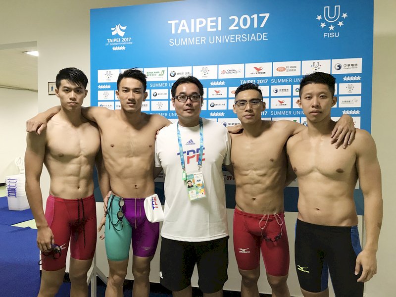 世大運400公尺接力 台灣泳隊未進前8