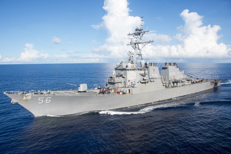 美軍2驅逐艦航經台灣海峽  國防部：執行一般任務