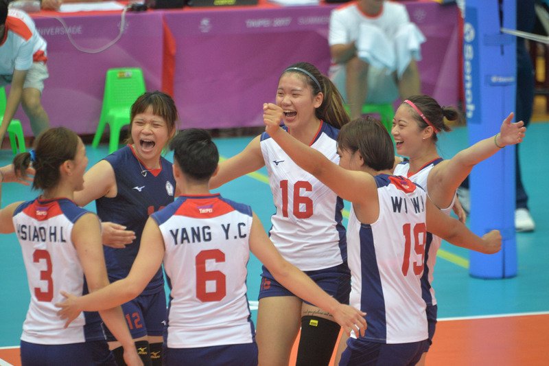終於贏法國 世大運女排直落三獲勝