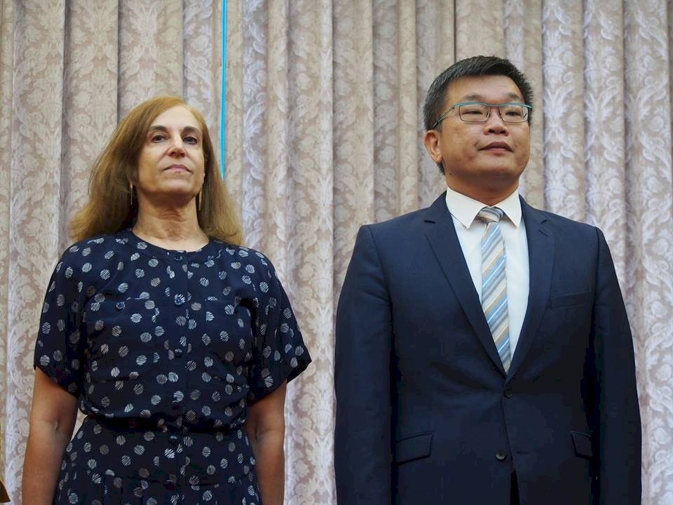 葛來儀訪國會 蔡其昌：盼為台發出正義之聲