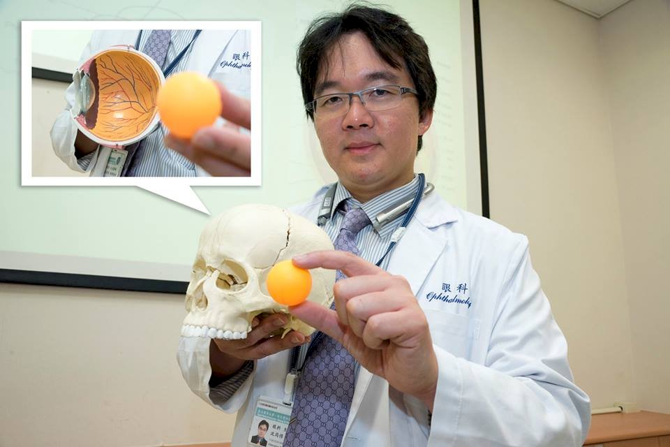 眼球腫瘤大如乒乓球 婦人失明不自覺