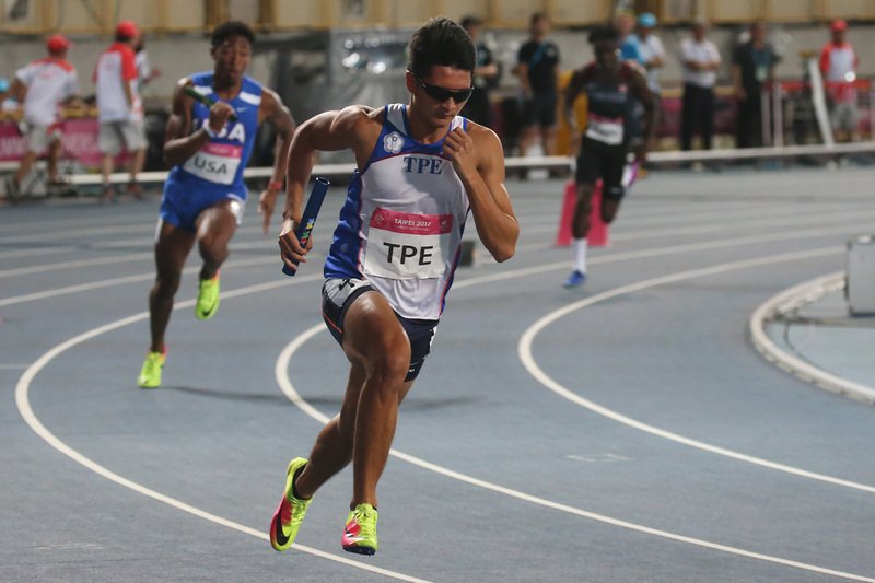 世大運男子4x400M接力 台灣第四