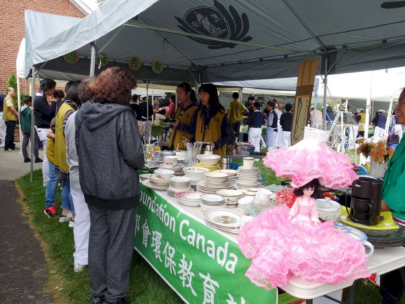 多倫多慈濟蔬食園遊會 籲愛地球