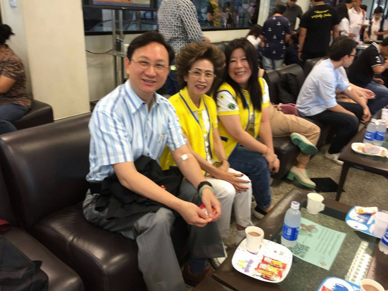 旅泰台商社團愛心捐血 千人挽袖響應