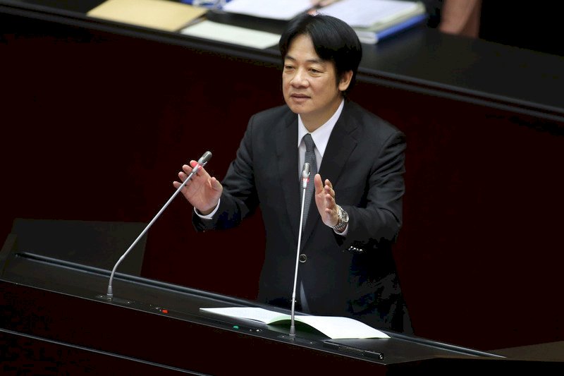 賴揆：兩岸有共同目標與敵人