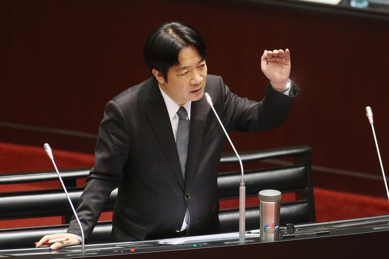 賴揆：我是務實台獨主義者 不另行宣布獨立