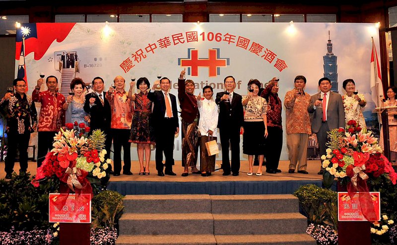 印尼泗水慶雙十 蕭勝中：新南向成果豐