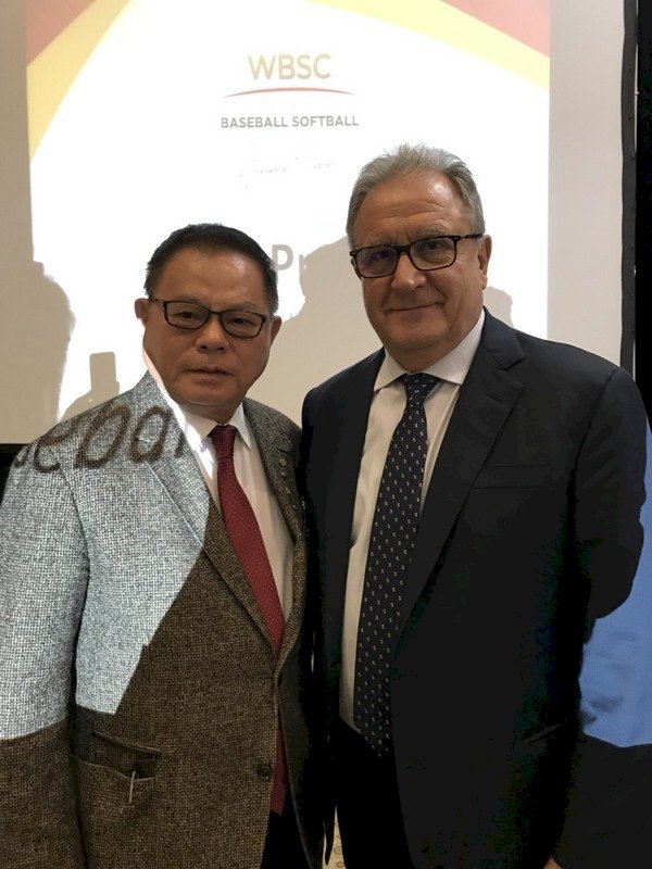 彭誠浩任WBSC副會長 華人第一人