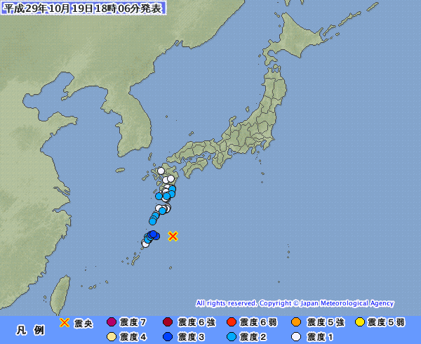 九州外海6.1地震 未傳災情