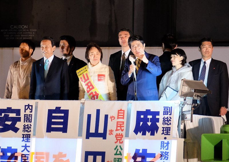 日眾院大選出口民調：安倍率自民黨大勝