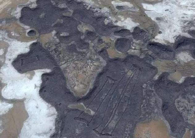 谷歌地圖空拍 沙烏地荒漠神祕遺址曝光