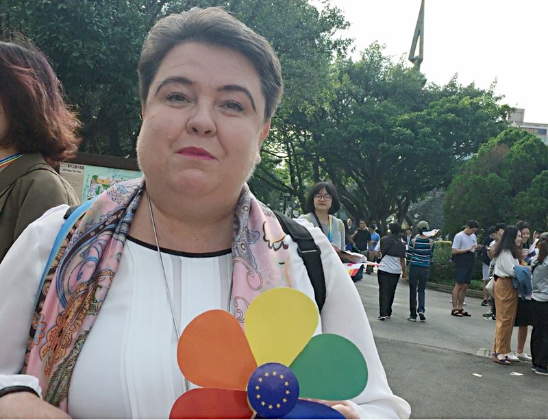 同志遊行 歐盟代表讚台灣是美好國家