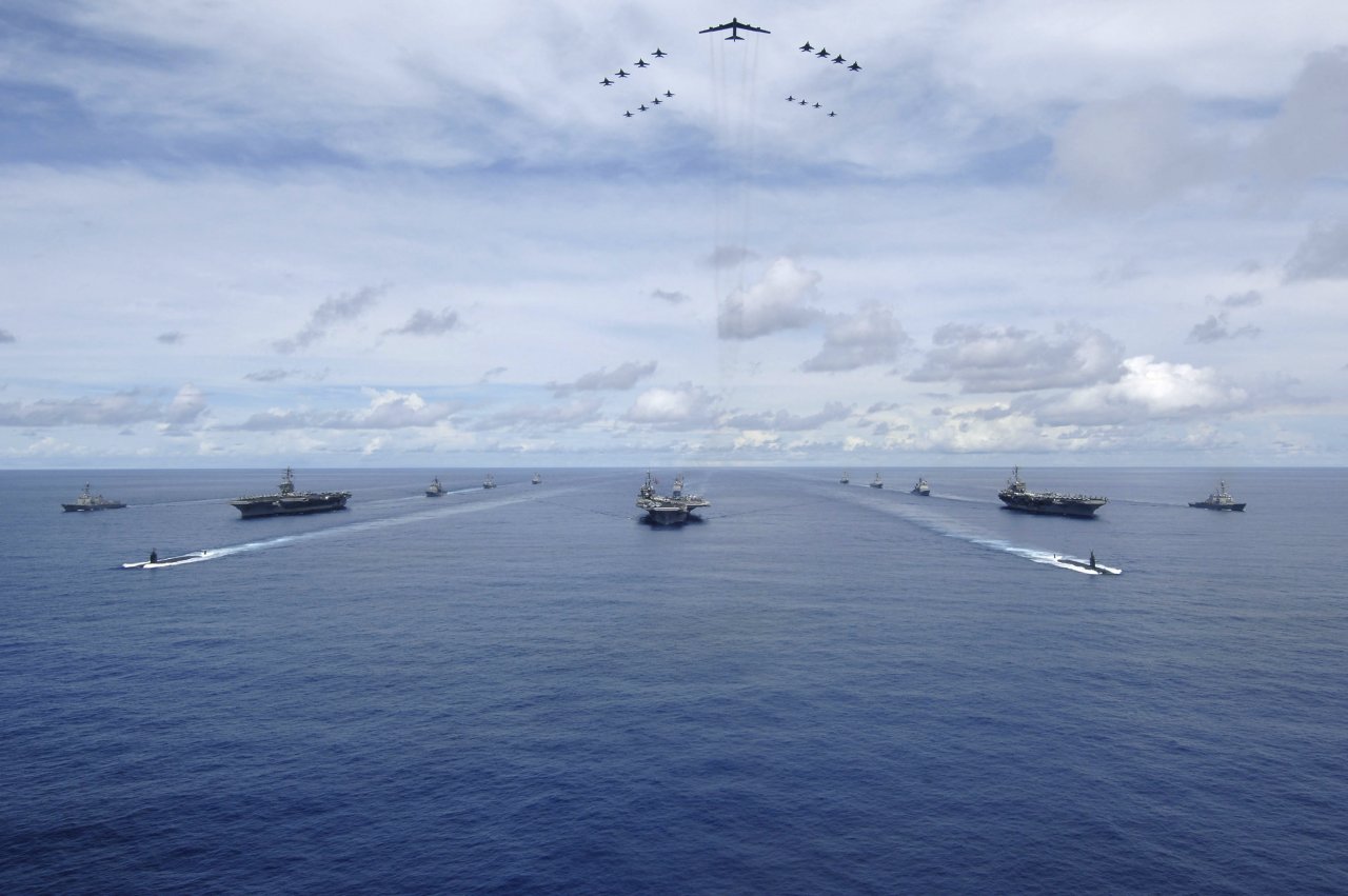 非比尋常 美將匯集3航母和7韓艦軍演