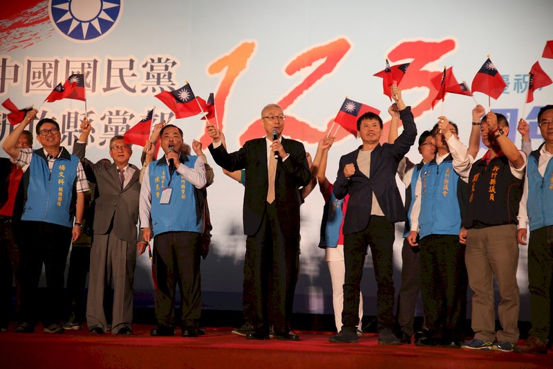 藍黨慶致詞  吳敦義盼兩岸雙贏永續和平