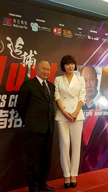 吳宇森河智苑吉隆坡宣傳新作追捕