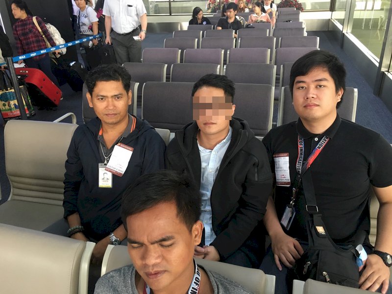 企圖攜槍零件闖關 台男馬尼拉押回
