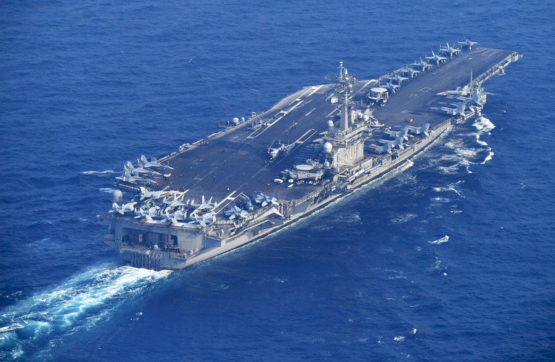 平昌冬奧在即 美軍3艘航艦集結亞太