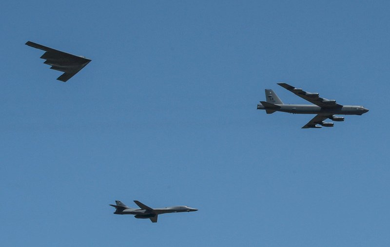 美軍：美國轟炸機不再飛越朝鮮半島
