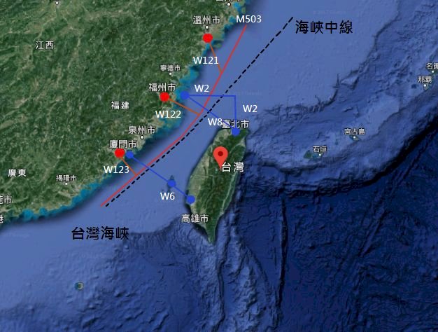 M503航路飛機偏航 民航局：未進我管制區