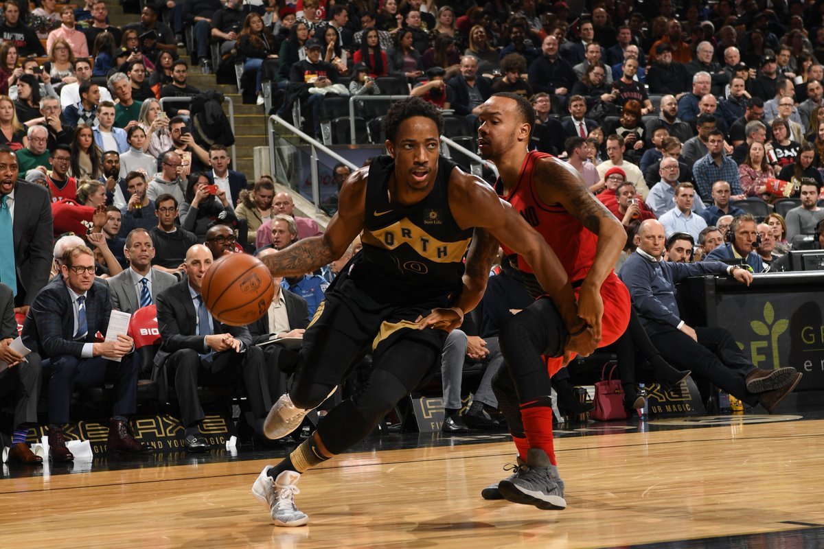 NBA暴龍三分彈雨 轟垮拓荒者