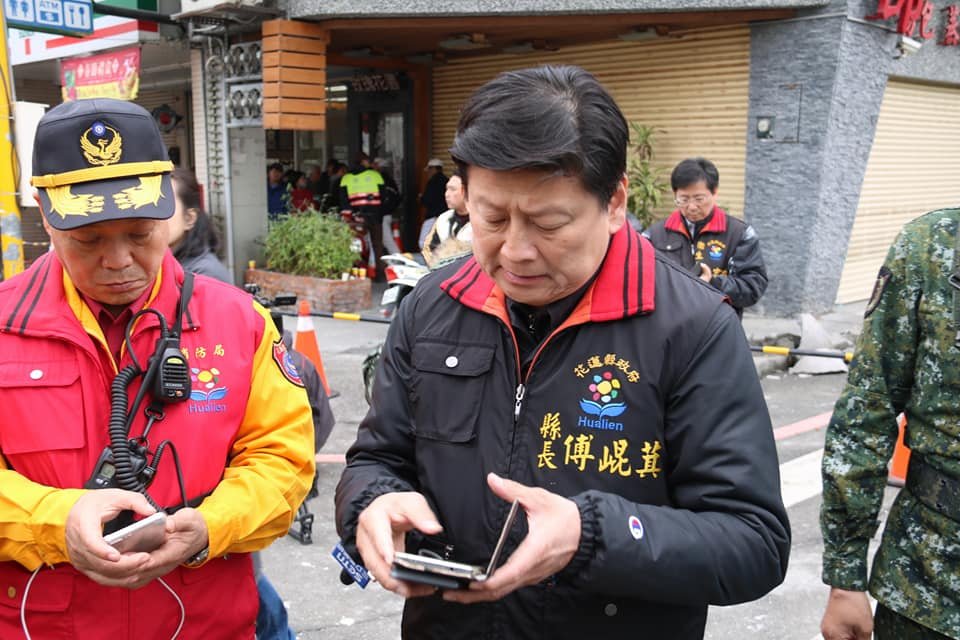 花蓮強震災後重建 傅崐萁盼中央協助