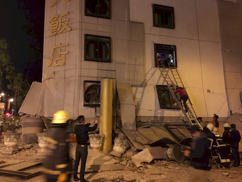 7級強震 花蓮已有7建物倒塌或傾斜