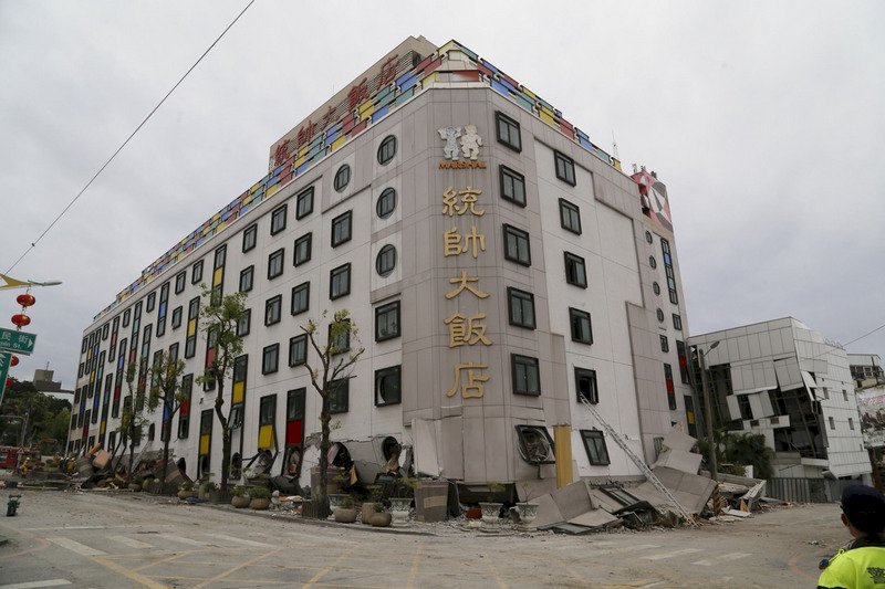 統帥飯店倒塌 老花蓮人不勝唏噓