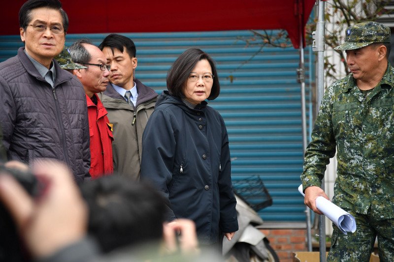 全力救災 蔡總統個人捐一百萬