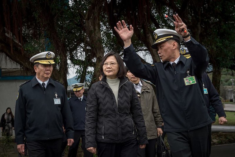 蔡總統：有國軍 人民就安心