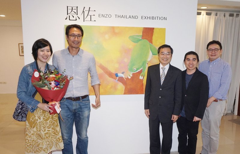 台灣圖文作家恩佐曼谷個展 迴響多