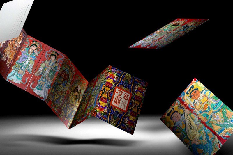 廟宇門神配花藝作品 台灣蘭展新亮點