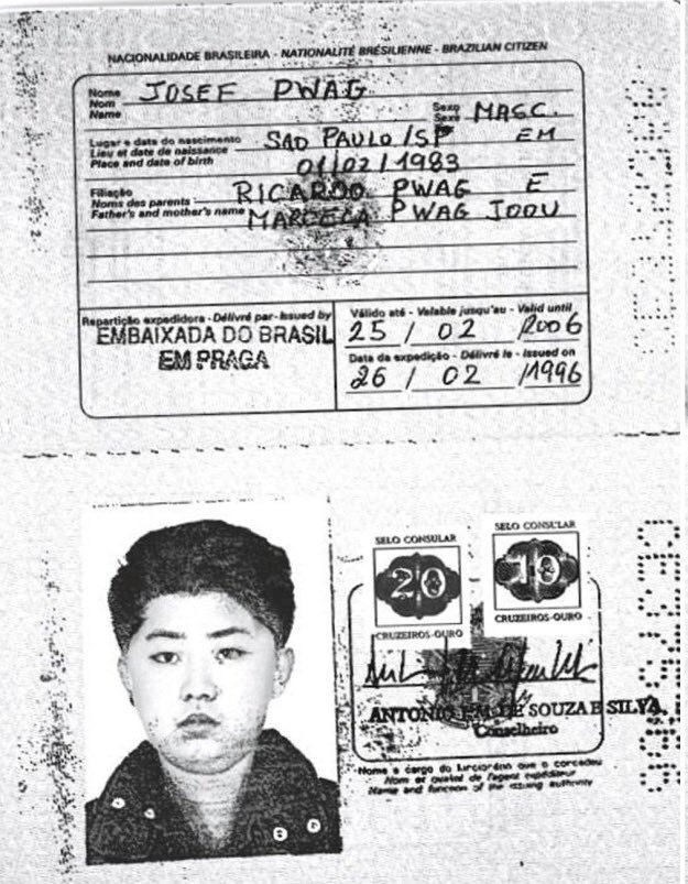 金正恩護照曝光 微服出遊日本巴西香港