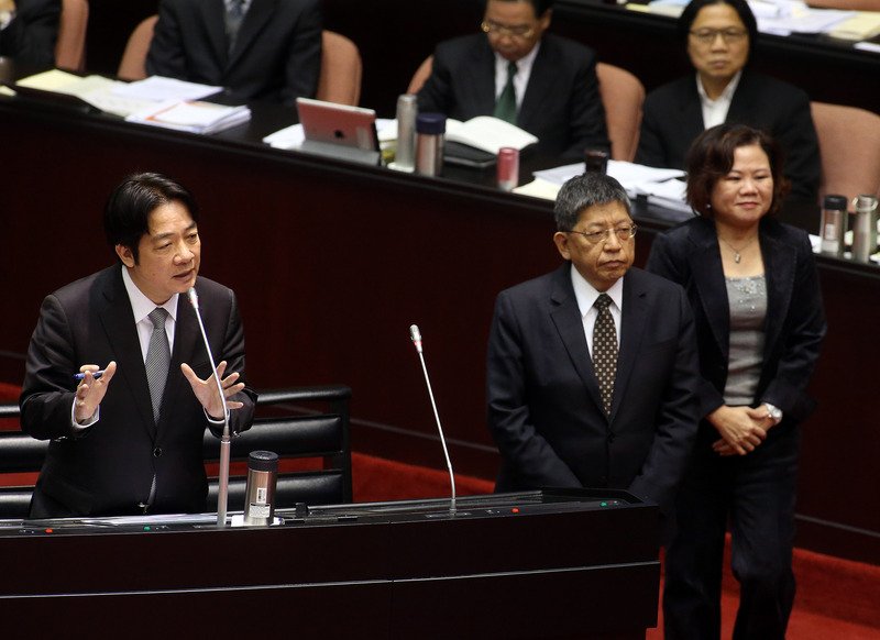 軍改暫緩 賴揆：與公教年改同步實施未變