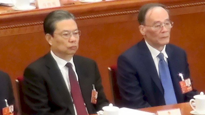 王岐山 人大開幕的全球鏡頭核心