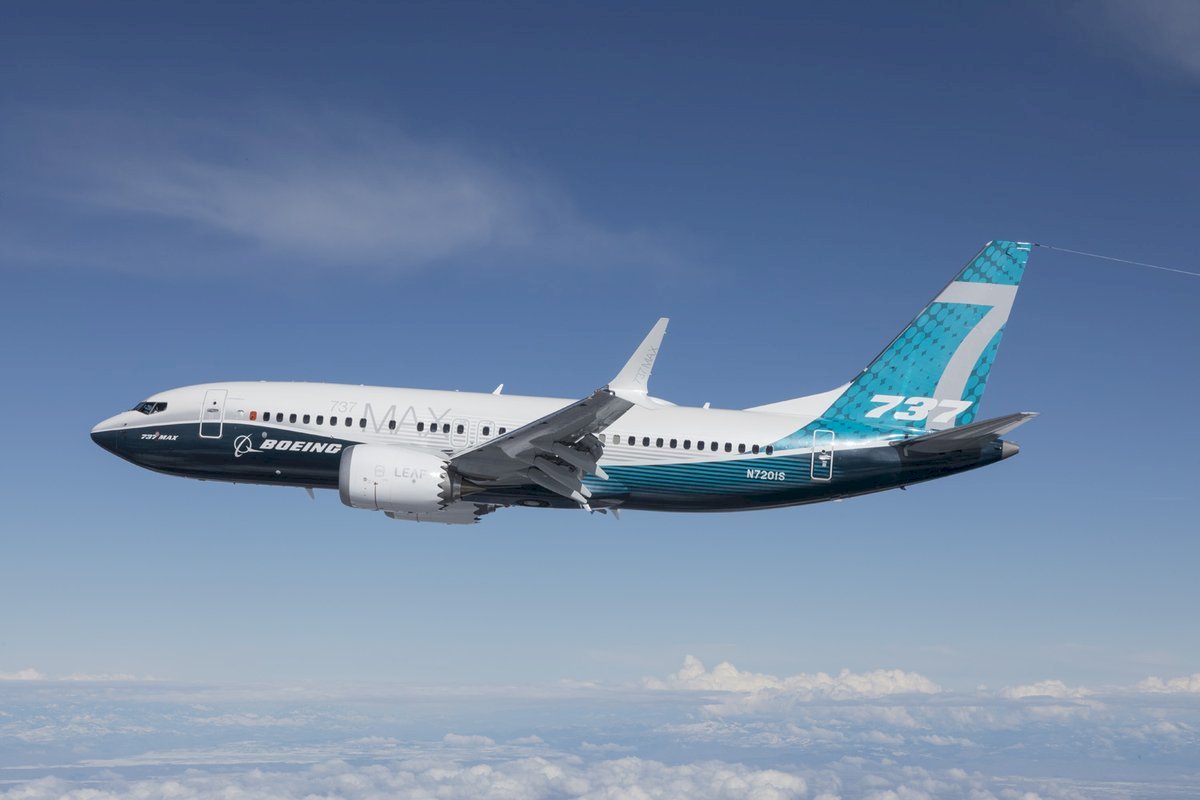 波音新機737 MAX7完成首次試飛