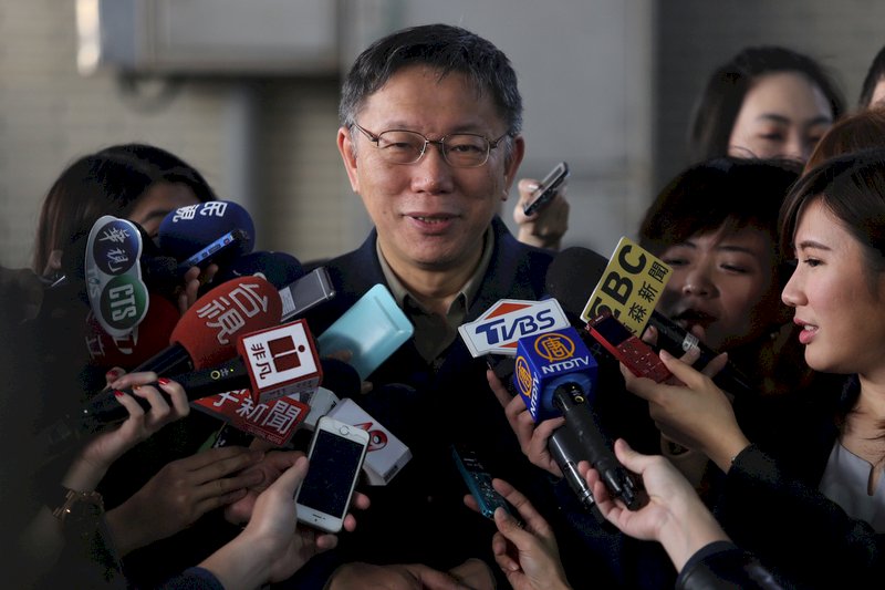 辜寬敏說不挺 柯文哲：他關心總統選舉