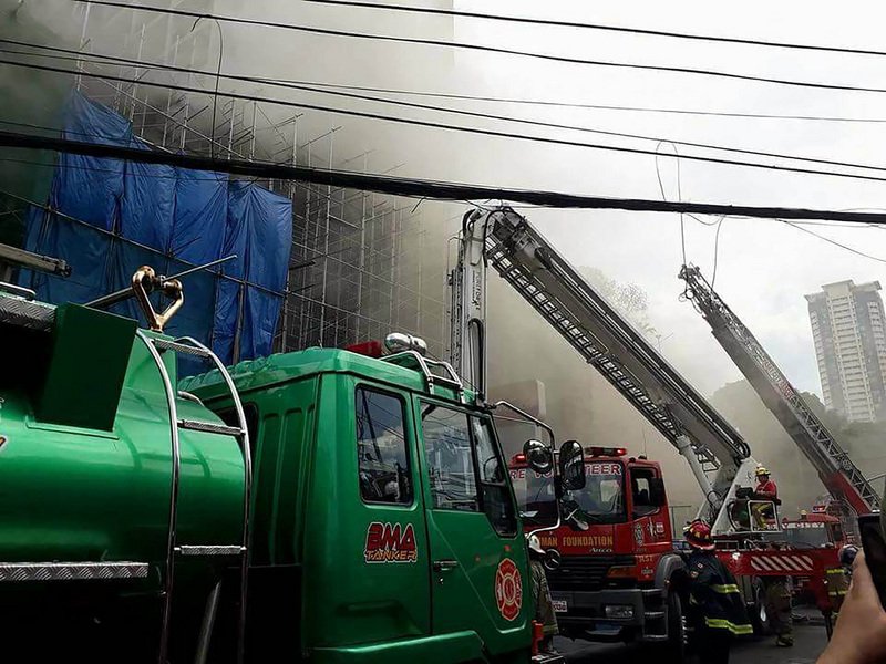 馬尼拉亭閣飯店大火 有無傷亡待確認