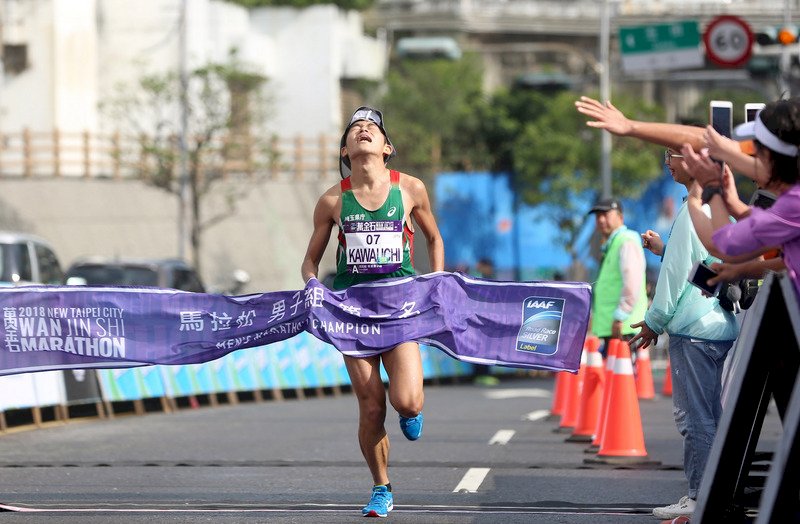 2018萬金石馬拉松 日本川內優輝奪冠