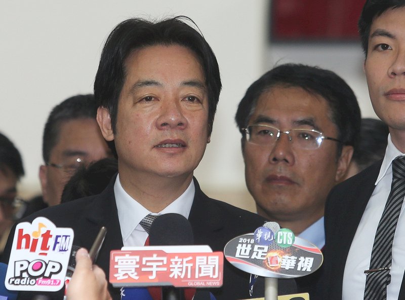 抗議台灣納入中國 賴揆：感謝維護主權朋友